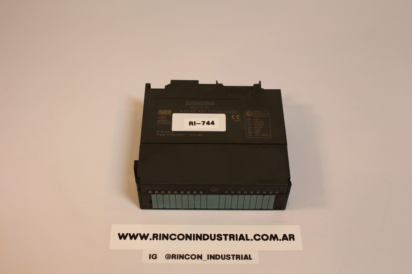 Vista 2 de Módulo Analógico 8 Thermocouple / 4 RTD S7-300