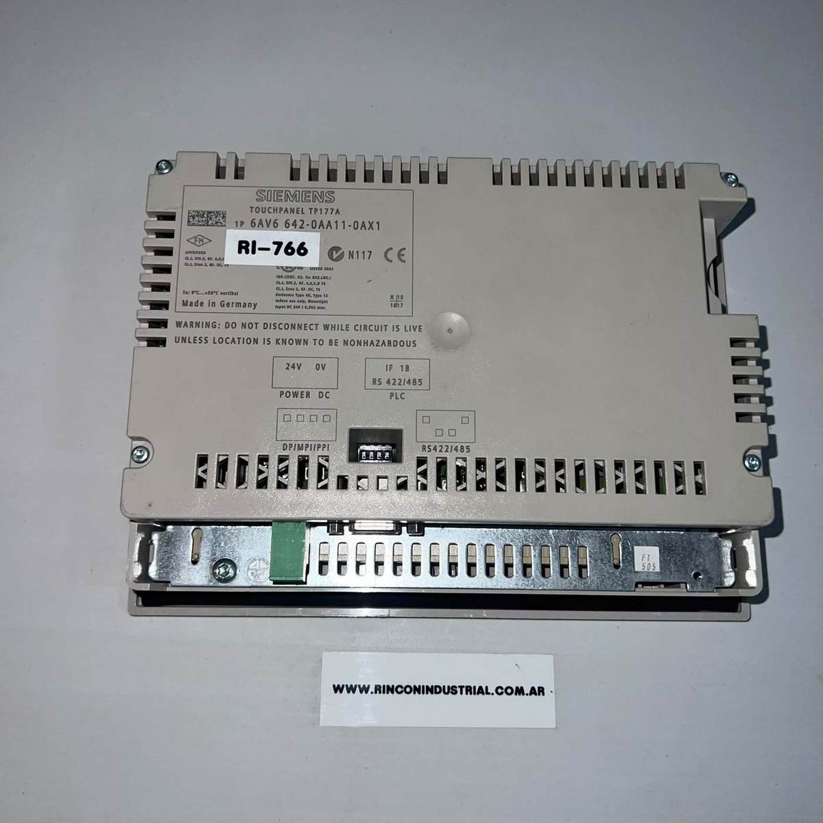 Vista 2 de Panel HMI Siemens TP177A 5,7″ Touch