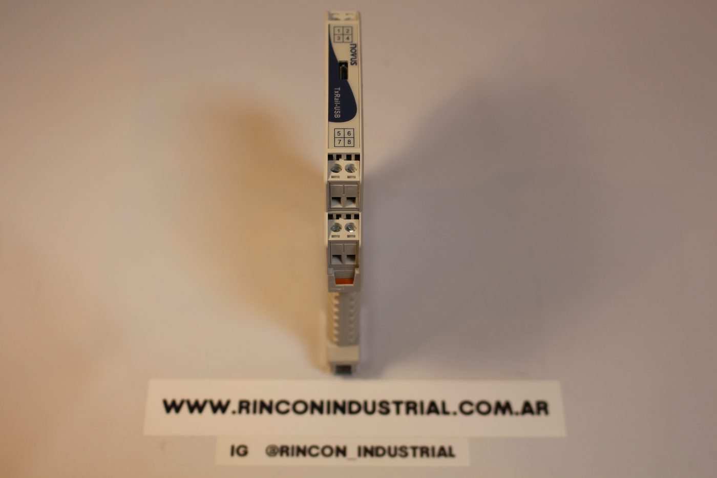 Vista 2 de Transmisor Temperatura Novus TxRail-USB